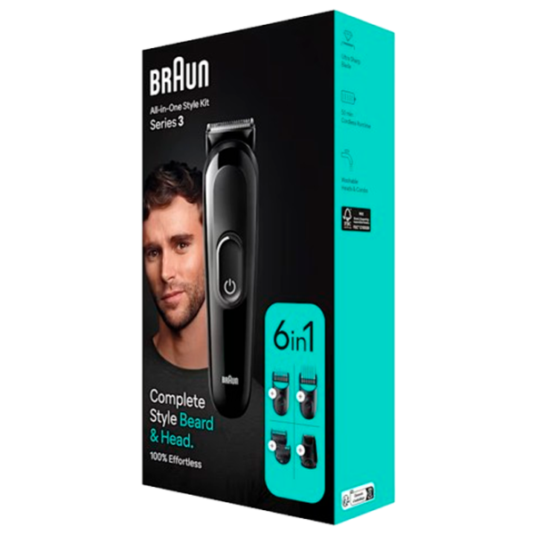 Trimmer facial Braun MGK3410 Black photo 6