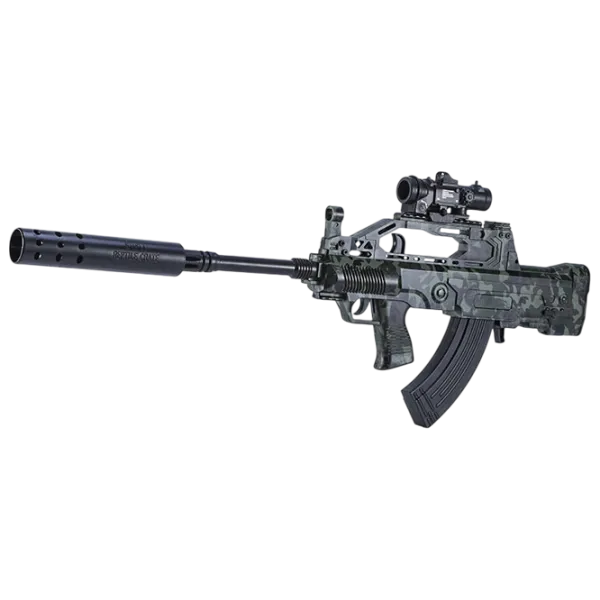 Pistol de jucărie J-Shot QBZ-95 JF-027G 12+ / Bile gel / Green photo 1