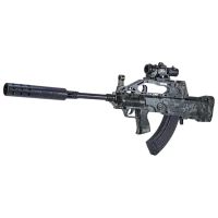 Pistol de jucărie J-Shot QBZ-95 JF-027G 12+ / Bile gel / Green