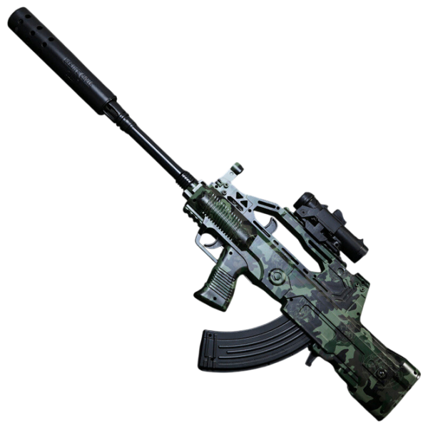 Pistol de jucărie J-Shot QBZ-95 JF-027G 12+ / Bile gel / Green photo 2