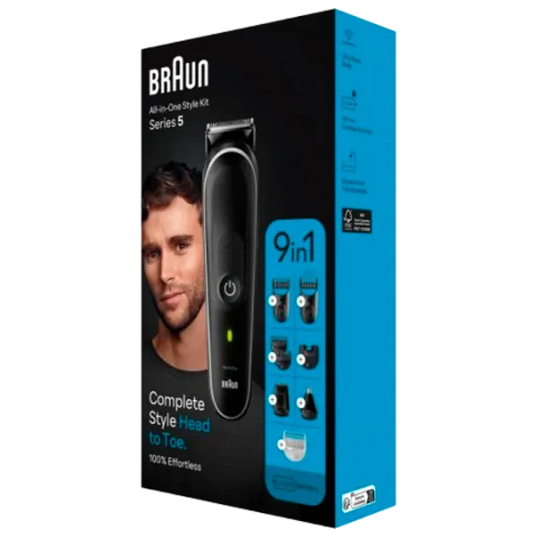 Trimmer facial Braun MGK5420 Black photo 8