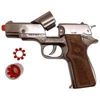 Игрушечный пистолет Gonher Astra 3125/0 3+ / пуля / Серебряный photo 2