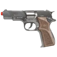 Игрушечный пистолет Gonher Police 125/0 3+ / пуля / Серебряный photo 2