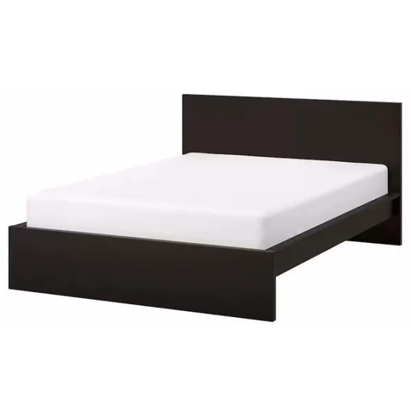 Кровать Ikea Malm/Luroy 140 x 200 см / Шпон / Черно-Коричневый photo 1 Кровать Ikea Malm/Luroy 140 x 200 см / Шпон / Черно-Коричневый photo 1