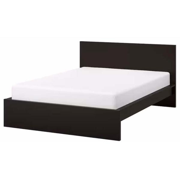 Кровать Ikea Malm/Luroy 140 x 200 см / Шпон / Черно-Коричневый photo 1 Кровать Ikea Malm/Luroy 140 x 200 см / Шпон / Черно-Коричневый photo 1