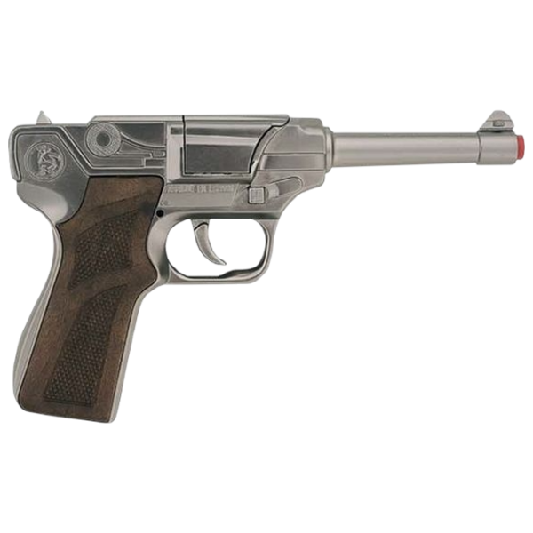 Pistol de jucărie Gonher Cowboy 3124/0 3+ / glonte / Silver photo 1 Pistol de jucărie Gonher Cowboy 3124/0 3+ / glonte / Silver photo 1