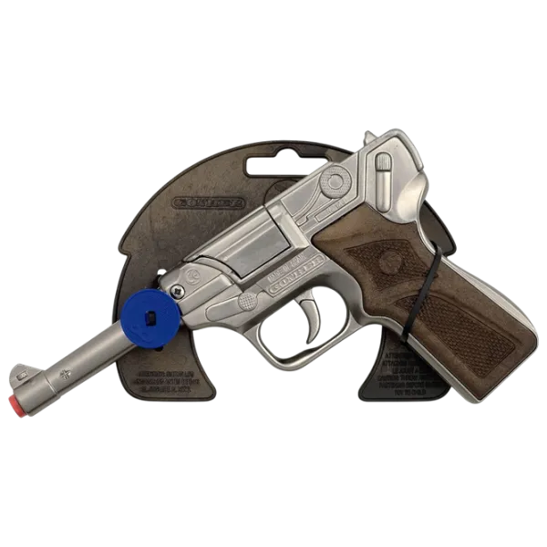 Pistol de jucărie Gonher Cowboy 3124/0 3+ / glonte / Silver photo 3 Pistol de jucărie Gonher Cowboy 3124/0 3+ / glonte / Silver photo 3