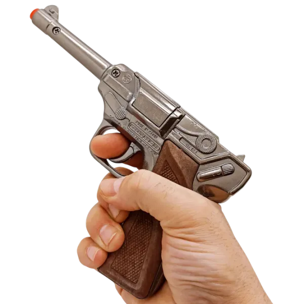 Pistol de jucărie Gonher Cowboy 3124/0 3+ / glonte / Silver photo 5 Pistol de jucărie Gonher Cowboy 3124/0 3+ / glonte / Silver photo 5