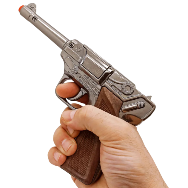 Pistol de jucărie Gonher Cowboy 3124/0 3+ / glonte / Silver photo 5 Pistol de jucărie Gonher Cowboy 3124/0 3+ / glonte / Silver photo 5