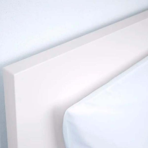 Кровать Ikea Malm/Luroy 140 x 200 см / Шпон / Белый photo 9
