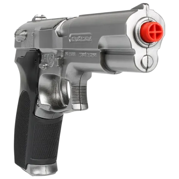 Pistol de jucărie Gonher Police 3045/0 3+ / glonte / Silver photo 3