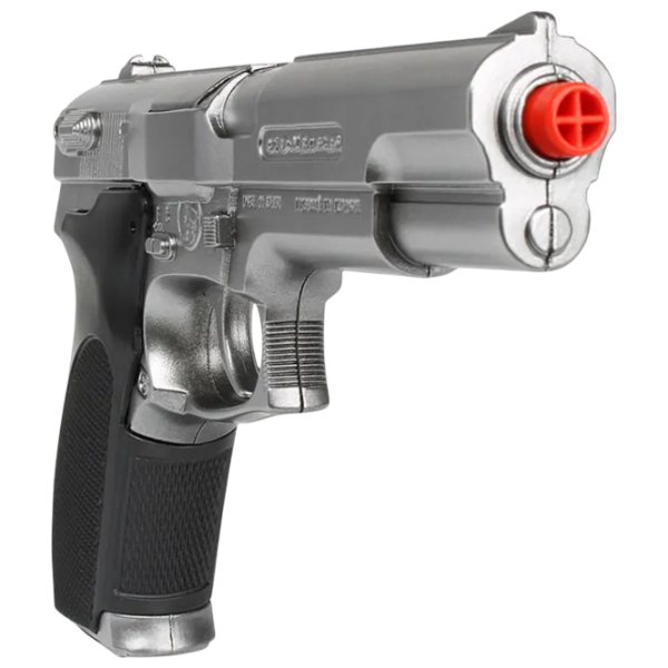 Pistol de jucărie Gonher Police 3045/0 3+ / glonte / Silver photo 3