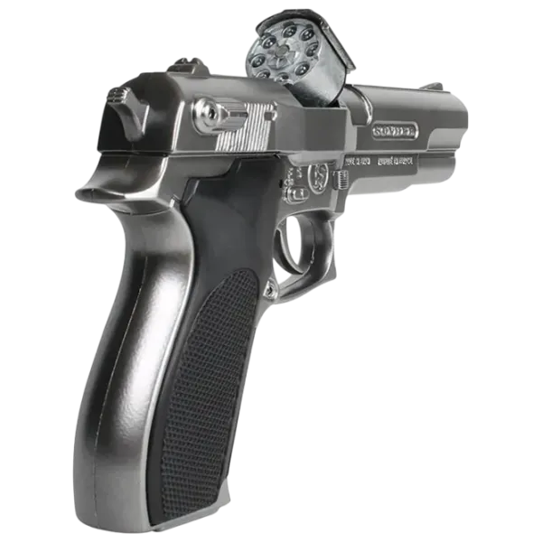 Pistol de jucărie Gonher Police 3045/0 3+ / glonte / Silver photo 4