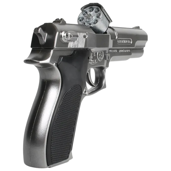 Pistol de jucărie Gonher Police 3045/0 3+ / glonte / Silver photo 4