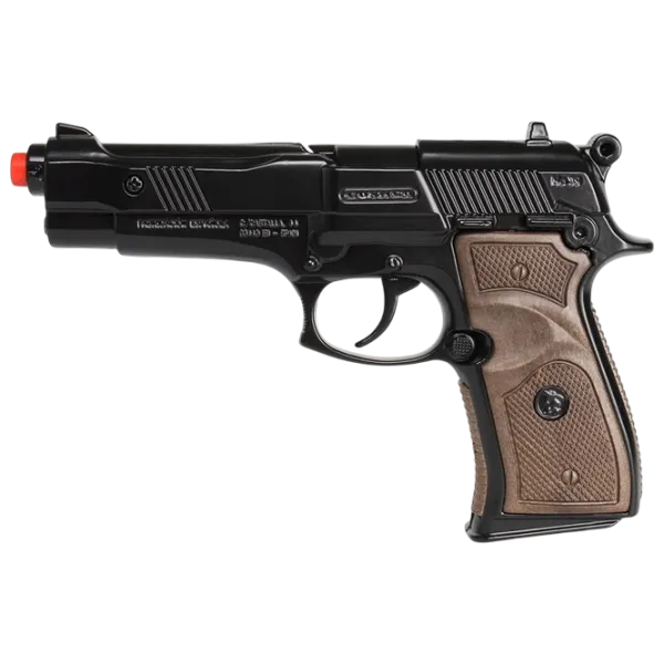 Pistol de jucărie Gonher Police 39/6 3+ / glonte / Black photo 1 Pistol de jucărie Gonher Police 39/6 3+ / glonte / Black photo 1