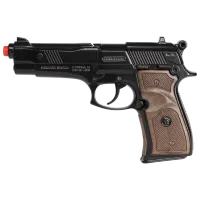 Игрушечный пистолет Gonher Police 39/6 3+ / пуля / Черный