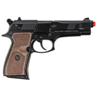 Pistol de jucărie Gonher Police 39/6 3+ / glonte / Black photo 2