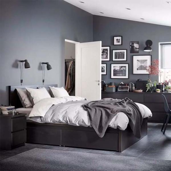 Pat Ikea Malm 140 x 200 cm / Furnir / Black-Brown photo 3