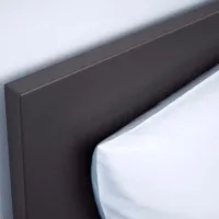 Кровать Ikea Malm 140 x 200 см / Шпон / Черно-Коричневый photo 5