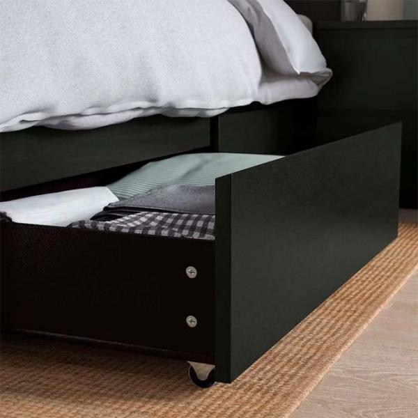 Pat Ikea Malm 140 x 200 cm / Furnir / Black-Brown photo 6