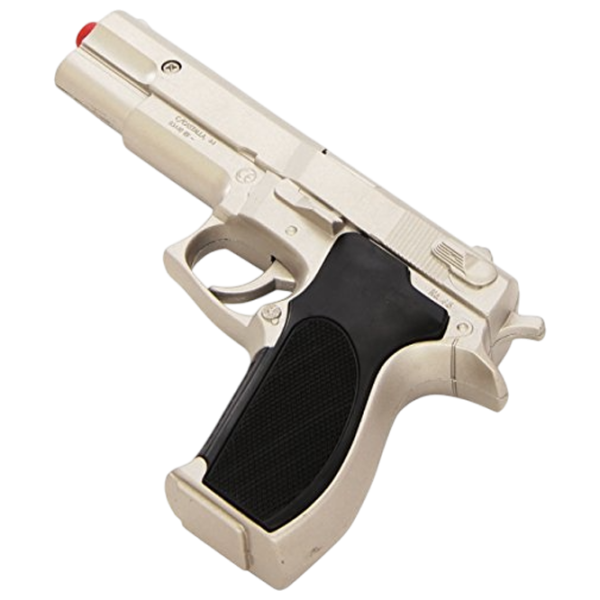 Pistol de jucărie Gonher Police 45/0 3+ / glonte / Silver photo 6 Pistol de jucărie Gonher Police 45/0 3+ / glonte / Silver photo 6