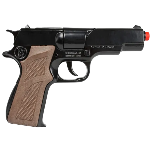 Игрушечный пистолет Gonher Police 3125-6 3+ / пуля / Черный photo 1 Игрушечный пистолет Gonher Police 3125-6 3+ / пуля / Черный photo 1