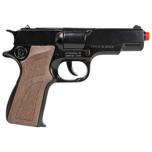 Игрушечный пистолет Gonher Police 3125-6 3+ / пуля / Черный photo 1 Игрушечный пистолет Gonher Police 3125-6 3+ / пуля / Черный photo 1