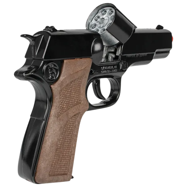 Игрушечный пистолет Gonher Police 3125-6 3+ / пуля / Черный photo 2 Игрушечный пистолет Gonher Police 3125-6 3+ / пуля / Черный photo 2