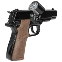 Pistol de jucărie Gonher Police 3125-6 3+ / glonte / Black photo 2