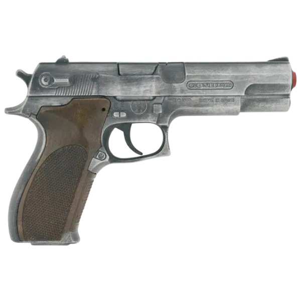 Pistol de jucărie Gonher Police 45/1 3+ / glonte / Silver photo 1 Pistol de jucărie Gonher Police 45/1 3+ / glonte / Silver photo 1