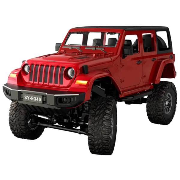 Mașină Double E Jeep Wrangler E340-003  / / Black Red photo 1