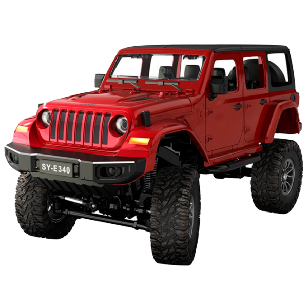 Mașină Double E Jeep Wrangler E340-003  / / Black Red photo 1