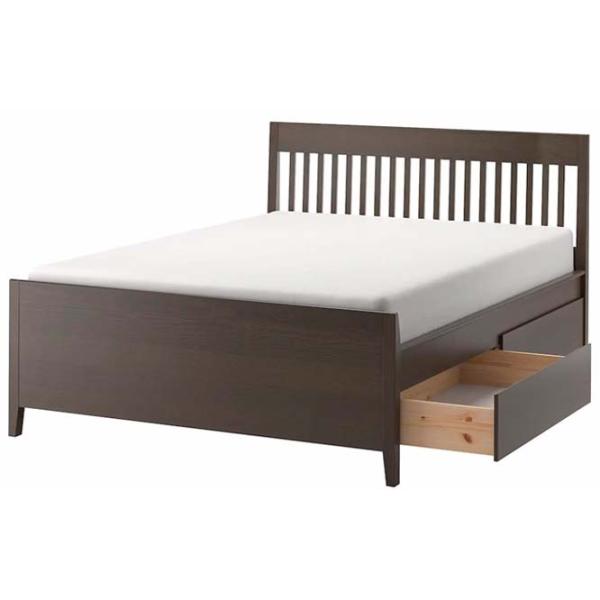 Pat Ikea Idanas Lindbaden 140 x 200 cm / Furnir / Dark Brown photo 1