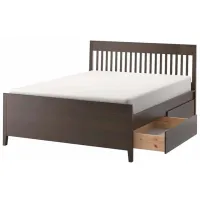 Pat Ikea Idanas Lindbaden 140 x 200 cm / Furnir / Dark Brown