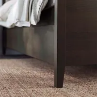 Кровать Ikea Idanas Lindbaden 140 x 200 см / Шпон / Тёмно-коричневый photo 5