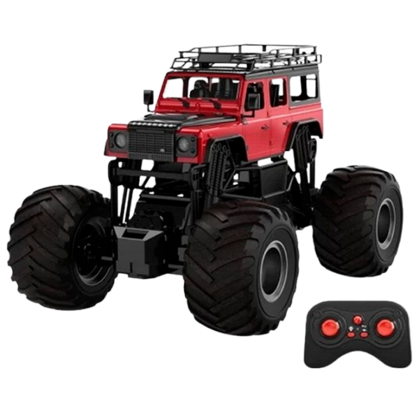 Mașină Double E LR Defender 110 E375-003 3 km/h / / Black Red photo 1