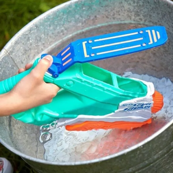 Pistol cu apă Nerf Super Soaker E0021 6+ / Apă / Green photo 3 Pistol cu apă Nerf Super Soaker E0021 6+ / Apă / Green photo 3