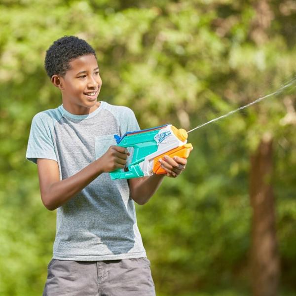 Pistol cu apă Nerf Super Soaker E0021 6+ / Apă / Green photo 4 Pistol cu apă Nerf Super Soaker E0021 6+ / Apă / Green photo 4