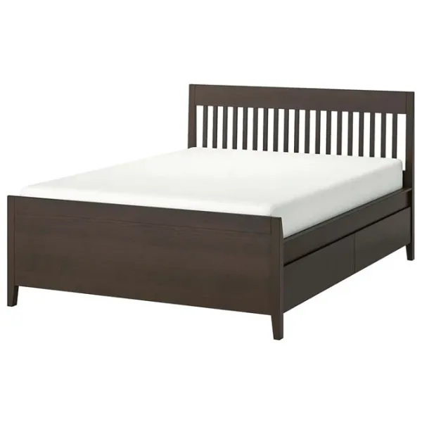Pat Ikea Idanas Luroy 160 x 200 cm / Furnir / Dark Brown photo 1 Pat Ikea Idanas Luroy 160 x 200 cm / Furnir / Dark Brown photo 1