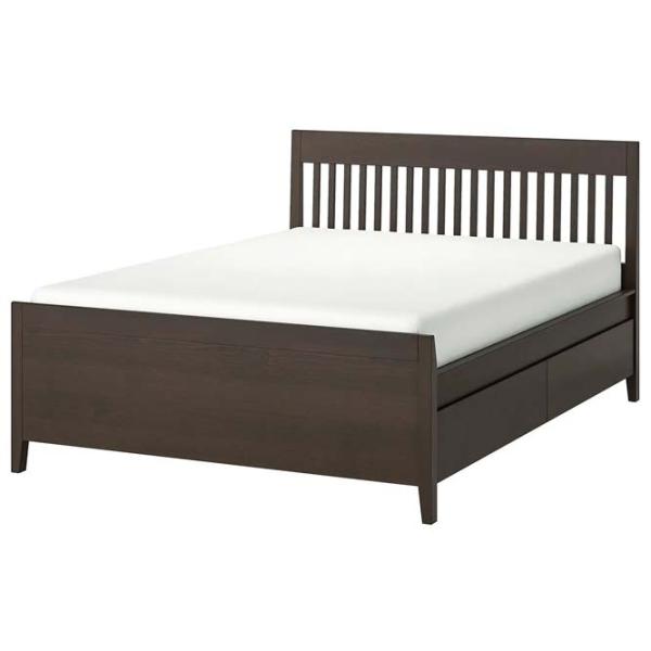Pat Ikea Idanas Luroy 160 x 200 cm / Furnir / Dark Brown photo 1 Pat Ikea Idanas Luroy 160 x 200 cm / Furnir / Dark Brown photo 1