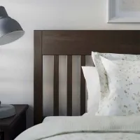 Кровать Ikea Idanas Luroy 160 x 200 см / Шпон / Тёмно-коричневый photo 4