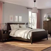 Кровать Ikea Idanas Luroy 160 x 200 см / Шпон / Тёмно-коричневый photo 5