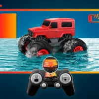 Mașină Double E LR Defender 90 E343-003 / / Black Red photo 3