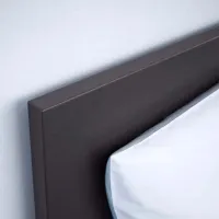 Кровать Ikea Malm/Valevag 140 x 200 см / Массив / Черно-Коричневый photo 5