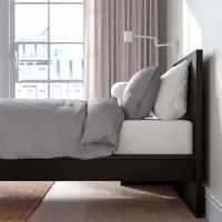 Кровать Ikea Malm/Valevag 140 x 200 см / Массив / Черно-Коричневый photo 6