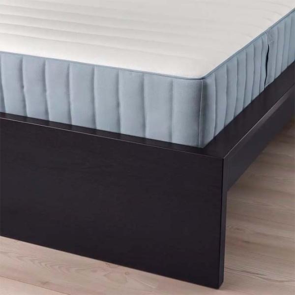 Кровать Ikea Malm/Valevag 140 x 200 см / Массив / Черно-Коричневый photo 8