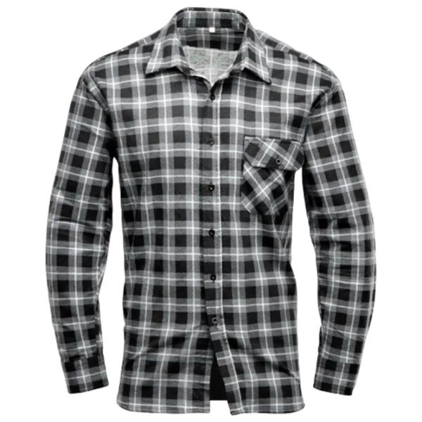 Cămașă de lucru pentru bărbați BONO Flanel Gray Black / 170 g/m² photo 1
