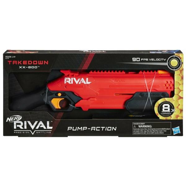 Blaster Nerf Rival Takedown XX-800 E8446 14+ / bile / Red photo 2 Blaster Nerf Rival Takedown XX-800 E8446 14+ / bile / Red photo 2