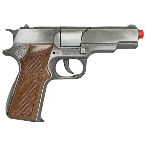 Pistol de jucărie Gonher Police 125/1 3+ / glonte / Silver photo 1