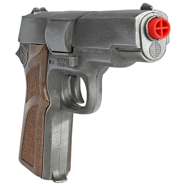 Pistol de jucărie Gonher Police 125/1 3+ / glonte / Silver photo 2